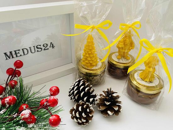 Dāvanu komplets ar svecīti - eņģelītis