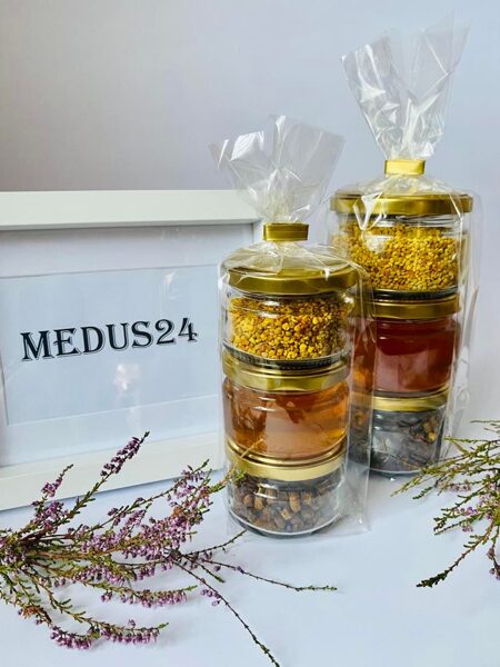 Medus komplekts iesaiņojumā