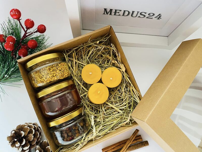 Dāvanu komplekts 3gb. tējas svecītes apaļas