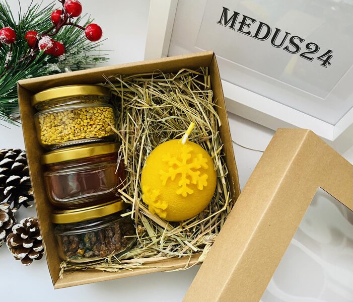 Dāvanu komplekts bumba ar sniegpārslām