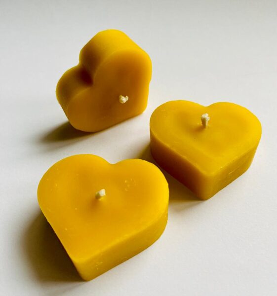 Tējas svecīte, sirsniņa