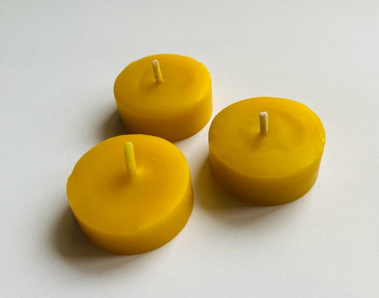 Tējas svecīte, apaļa