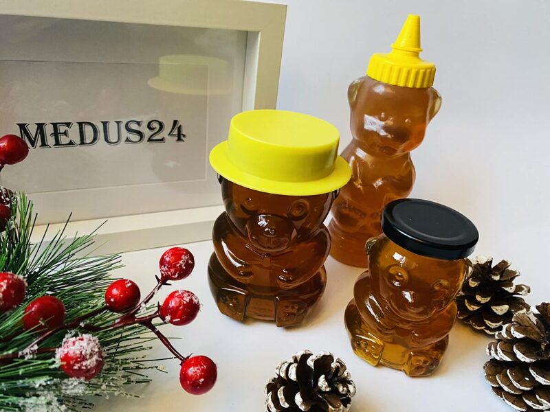 Dažādu ziedu medus lācīši